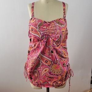 Land's End Tankini Womens Plus Size 16W